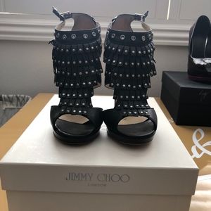 Jimmy Choo Leather Sandals 35.5